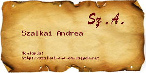 Szalkai Andrea névjegykártya